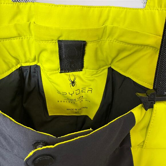 ✨ Spyder Propulsion Men’s Insulated Ski Pants – Black/Citron ✨ - Picture 5 of 7